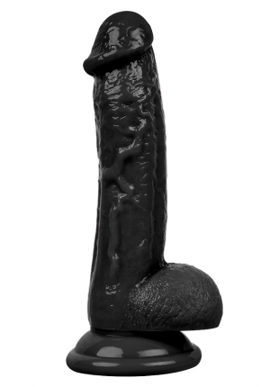 19CM Gereki Siyah Dildo Yapay Penis